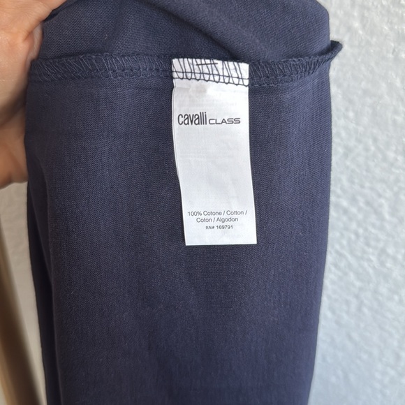 NWT! Cavalli Class Navy T-Shirt for Men size XL - Picture 5 of 5